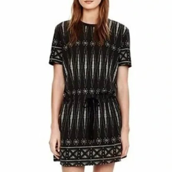 Tory Burch DRAWSTRING WAIST T-SHIRT DRESS - BOLOGAN KNIT DRESS A, Size: L - Picture 5 of 11